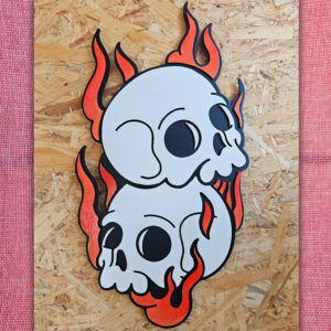 Calaveras Old School - Decoración inspirada en tatuajes