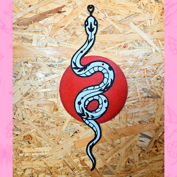 Serpiente ornamental - Tatuaje impresión 3D