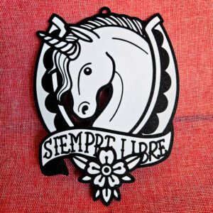 Unicornio - Tatuaje impresion 3D