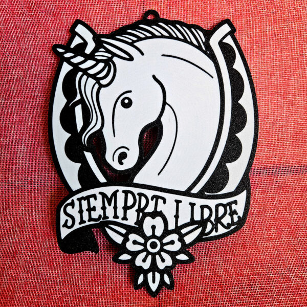 Unicornio - Tatuaje impresion 3D